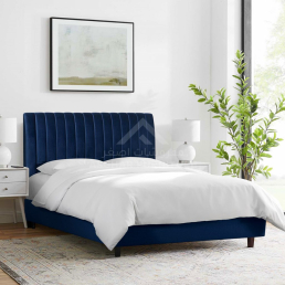 Velvet Upholstered Bed