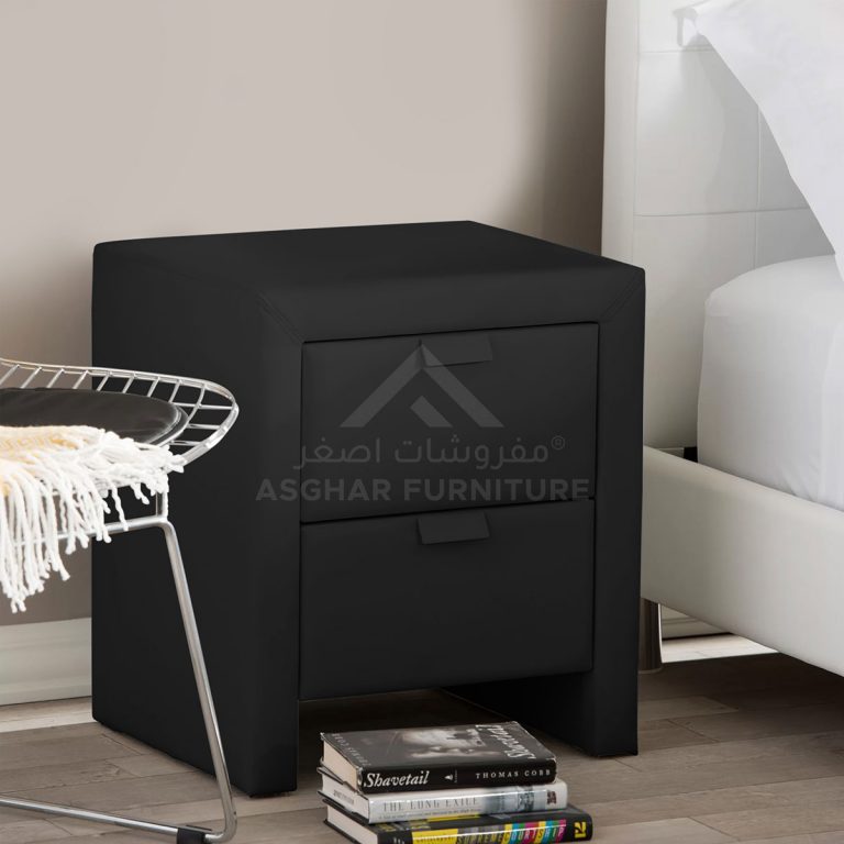 Ellis 2 Drawer Nightstand Black