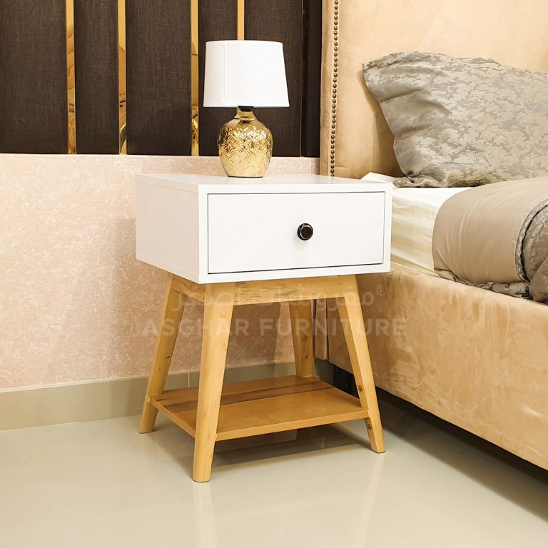 Gloria Accent End Table White