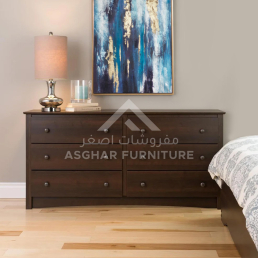 Contemporary 6 Drawer Dresser