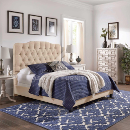 Diamond Tufted Bed 01