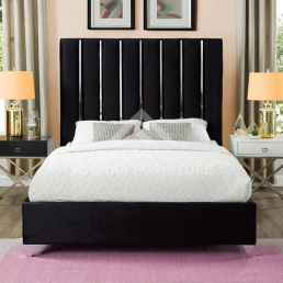 Grace Velvet Bed 1