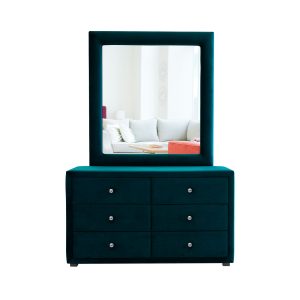 6-drawer mirror dresser