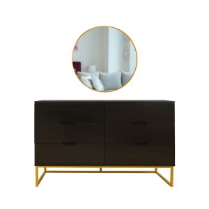 6 drawer mirror dresser